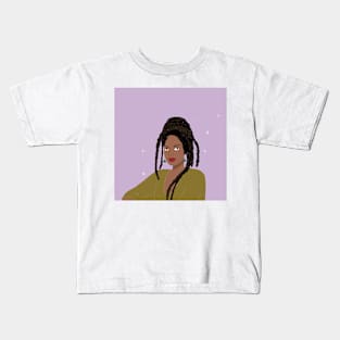 Portrait  of a young pretty woman Kids T-Shirt